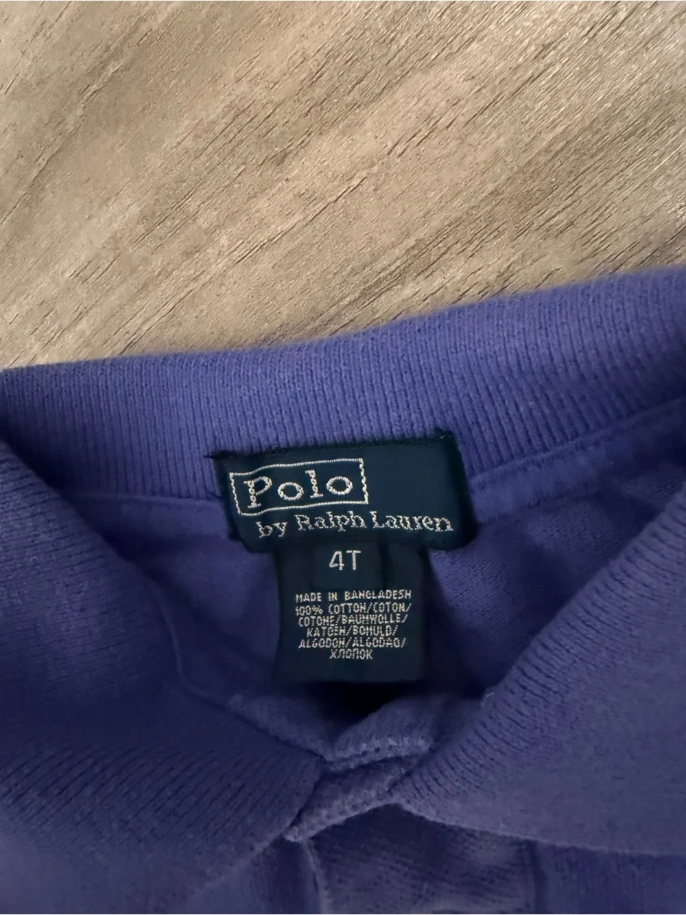 Ralph Lauren Boys' Blue Polo with Yellow Pony